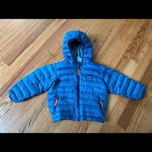 Patagonia reversible down sweater hoody 2T